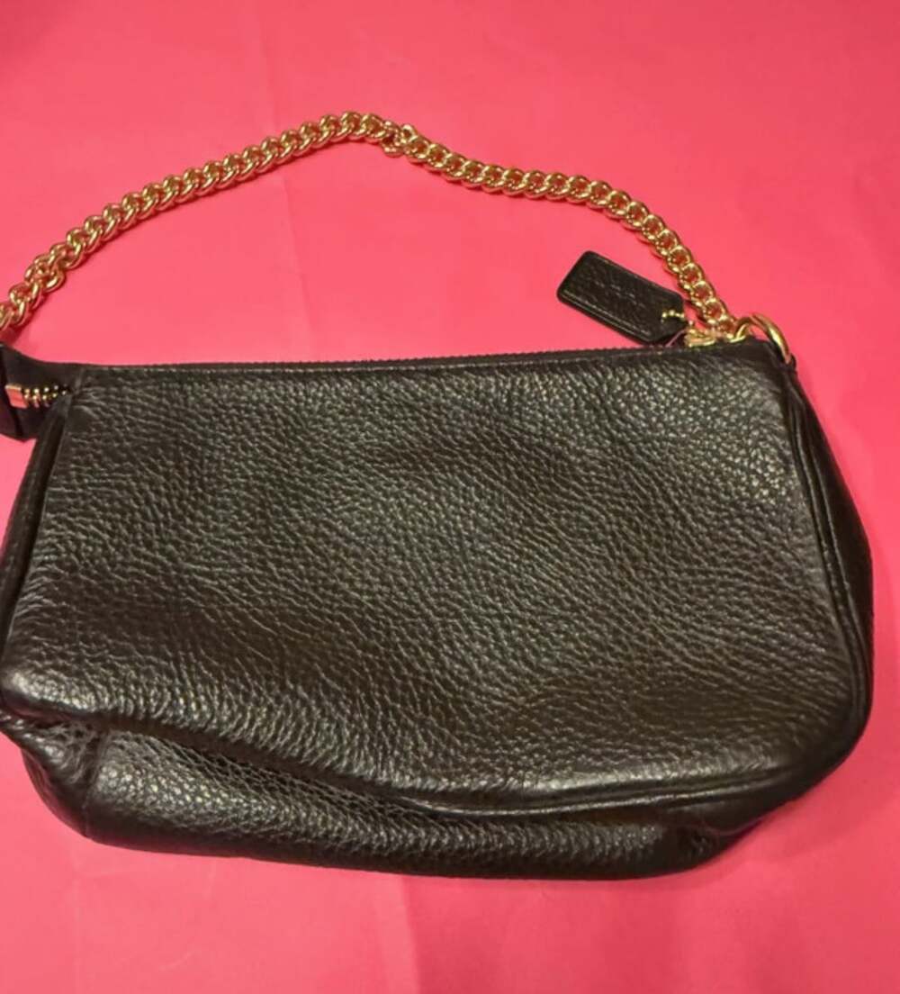 Coach Nolita 19 Black Pebble Leather Handbag - Picture 2 of 3
